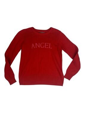 Victoria's secret womens medium red angel sweater cashmere blend knit